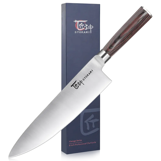 SYOKAMI Vintage Japanese 8 Inch Chef Knife