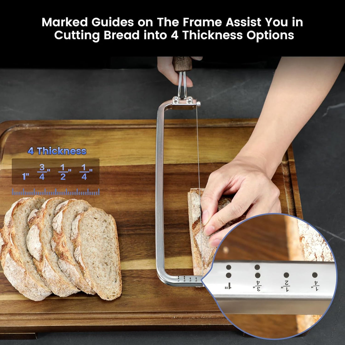 Say Goodbye to Crushed Bread Slices: SYOKAMI Sourdough Bow Knife