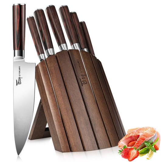 SYOKAMI Foldable Magnetic Block Knife Set