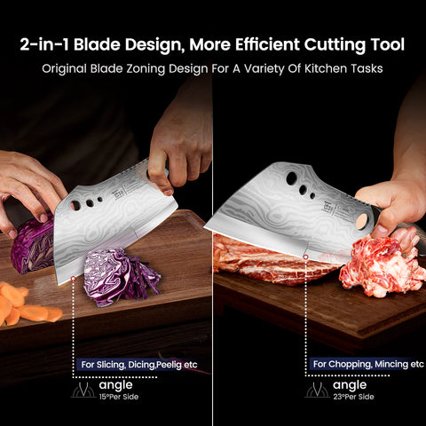 SYOKAMI Artsy 7.7 inch Japanese Cleaver Knife