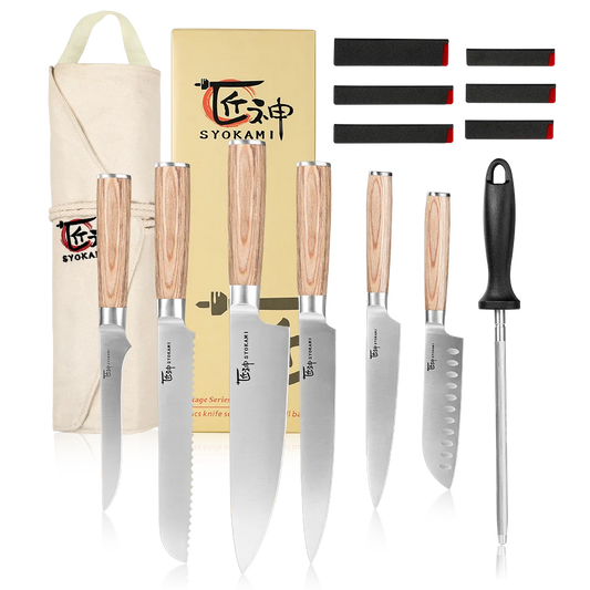 SYOKAMI Vintage Japanese Knife Bag-14 pieces