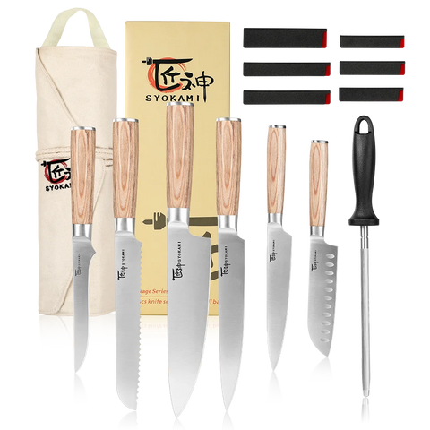 SYOKAMI Vintage Japanese Knife Bag-14 pieces