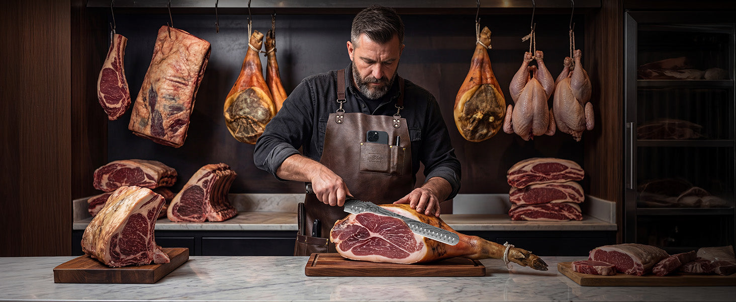 SYOKAMI 2-piece Brisket Slicing & Boning Knife Set: Move from trimming to portioning.