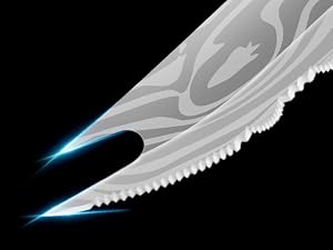 SYOKAMI 10-inch Fork-Tip Serrated Slicing Knife: Lift a prepared portion.