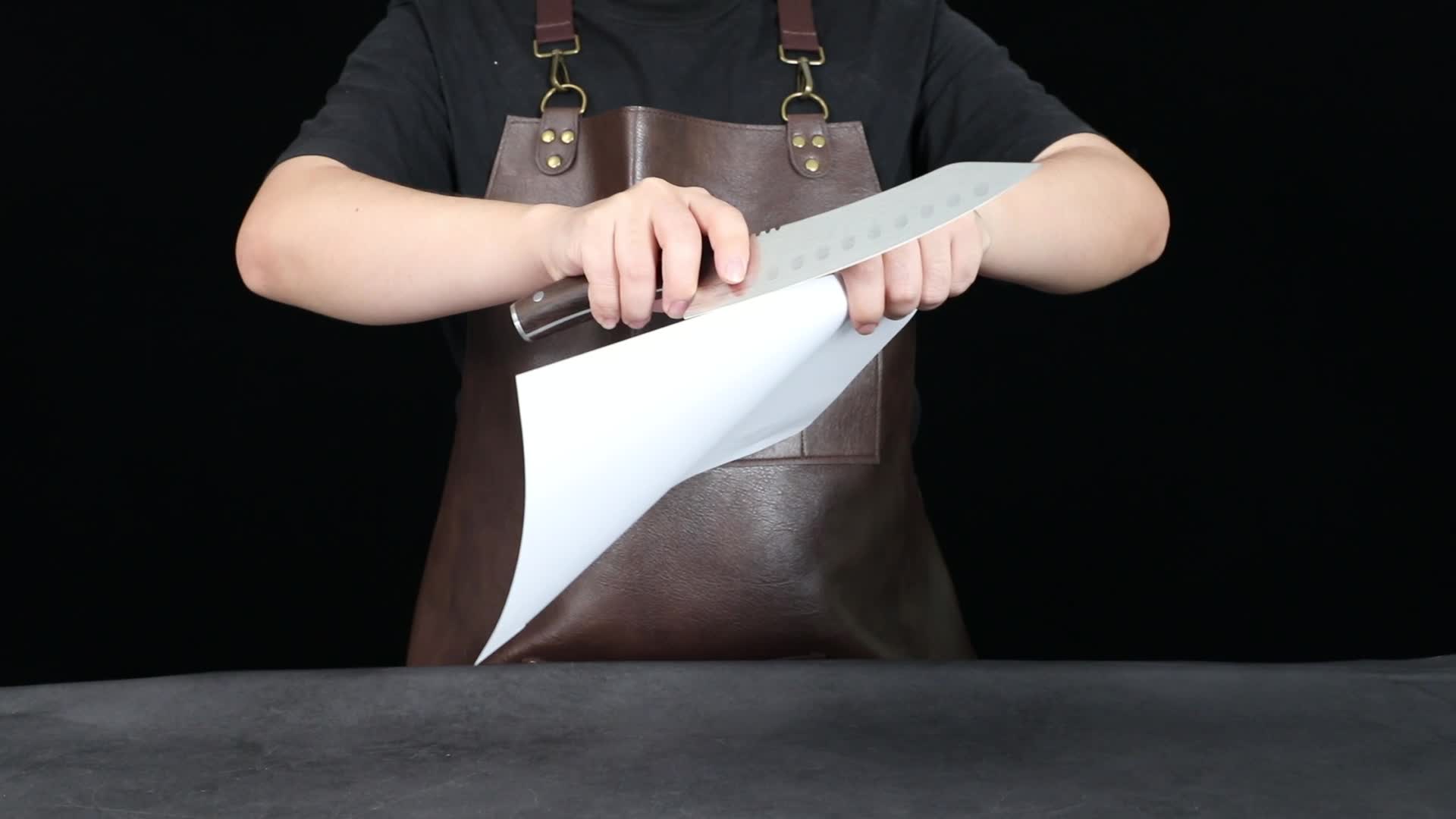 The Kiritsuke chef knife edge in action video cover