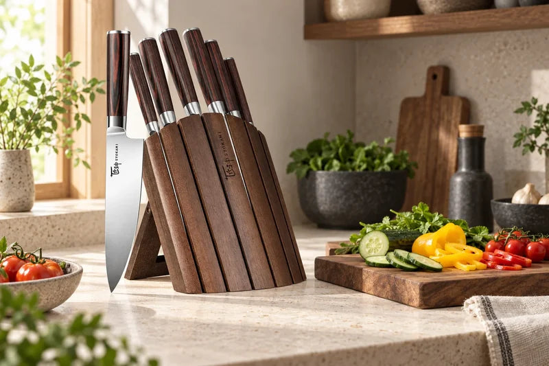 SYOKAMI Foldable Magnetic Block Knife Set