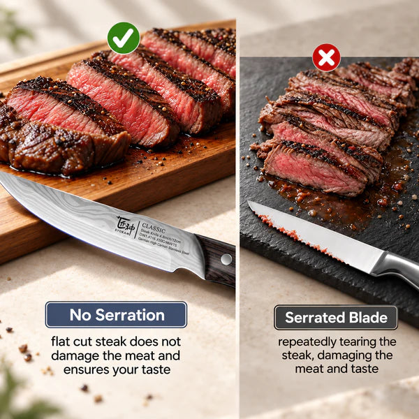 SYOKAMI Classic Steak Knives 2/4/6/8 pieces