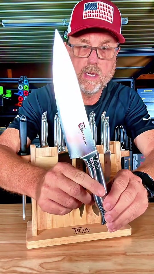 @roy_mccarty demonstrating Modern 14-piece Block Set