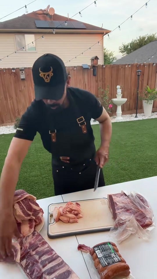 @gonzalezlawnservice demonstrating 12-inch Carving Knife